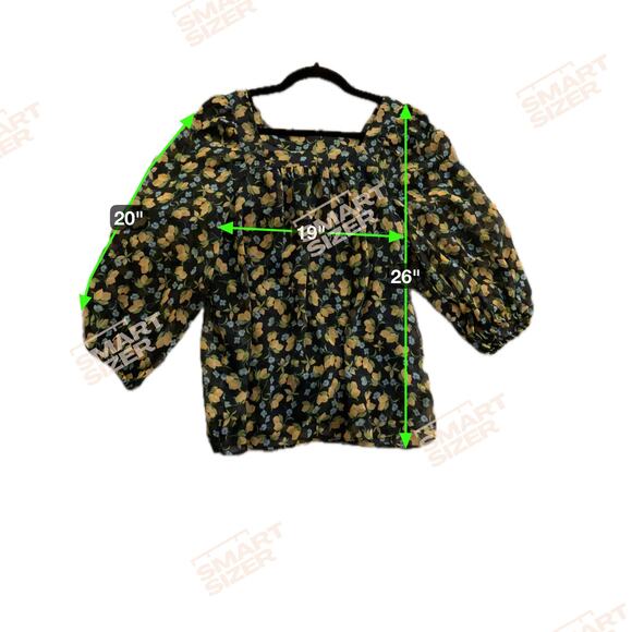 Loren Conrad floral shirt size medium - Picture 3 of 7